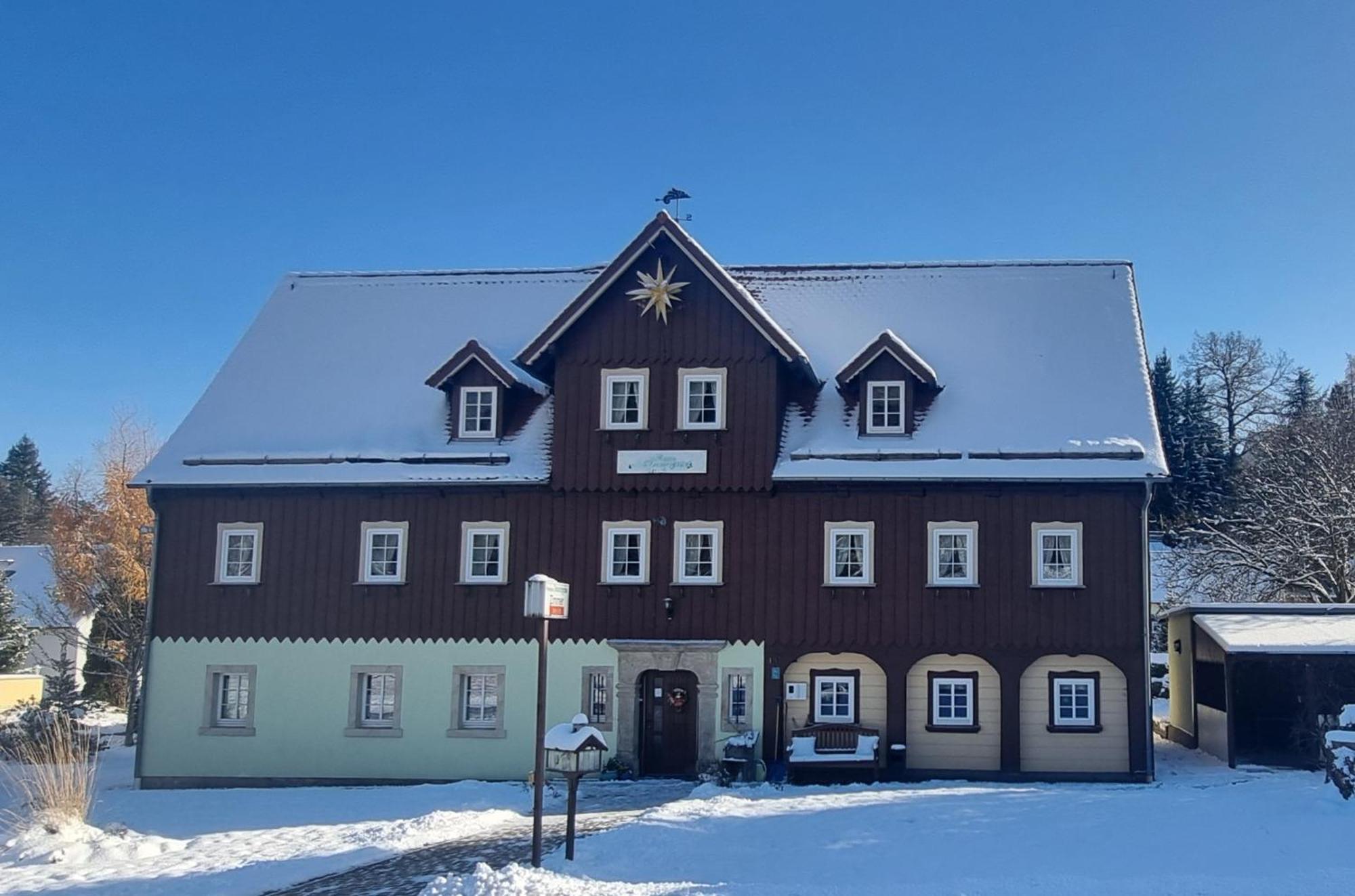 Pension Immergruen Kurort Jonsdorf Exterior photo
